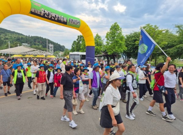 '제18회 홍천강변 걷기축제'  