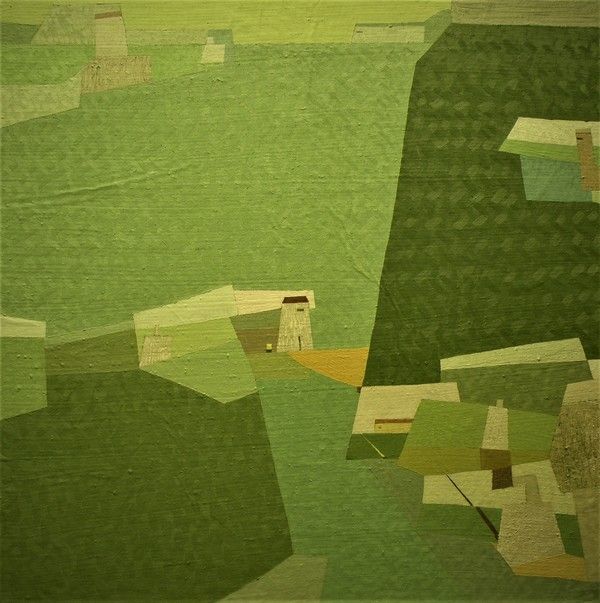 이동선 - 빈들1 60.5*60.5 mixed media canvas 2010  
