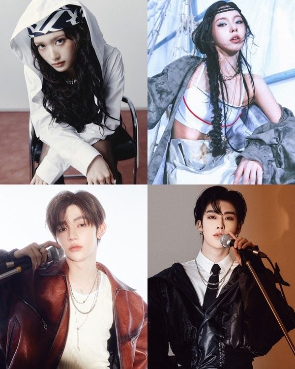 [사진 제공 = 스타쉽엔터테인먼트, JYP엔터테인먼트, 웨이크원]