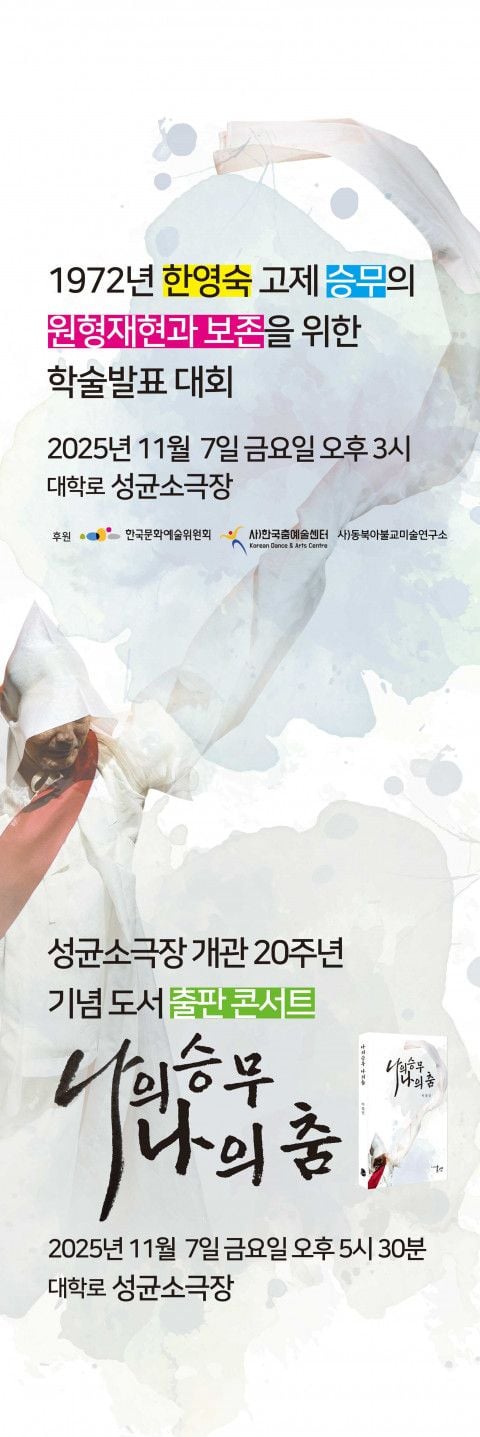 1972년 한영숙 고제 승무의 원형재현과 보존을 위한 학술발표 대회