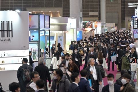 ‘코스메 위크 도쿄 2025’ 전시회 전경  