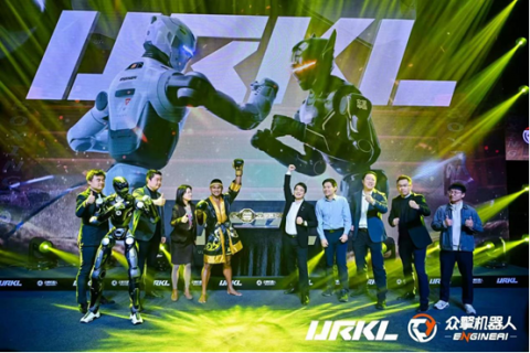 [사진: 세계 휴머노이드 로봇 격투 리그(URKL) 홍보 포스터 / 엔진에이아이 로보틱스 테크놀로지 제공]