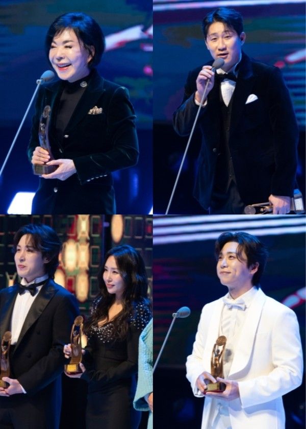 <자료제공-제이제이엔터테인먼트> 위로부터 최진희,나상도(좌,우) /임찬,채윤,남궁진(아래 좌로부터)  