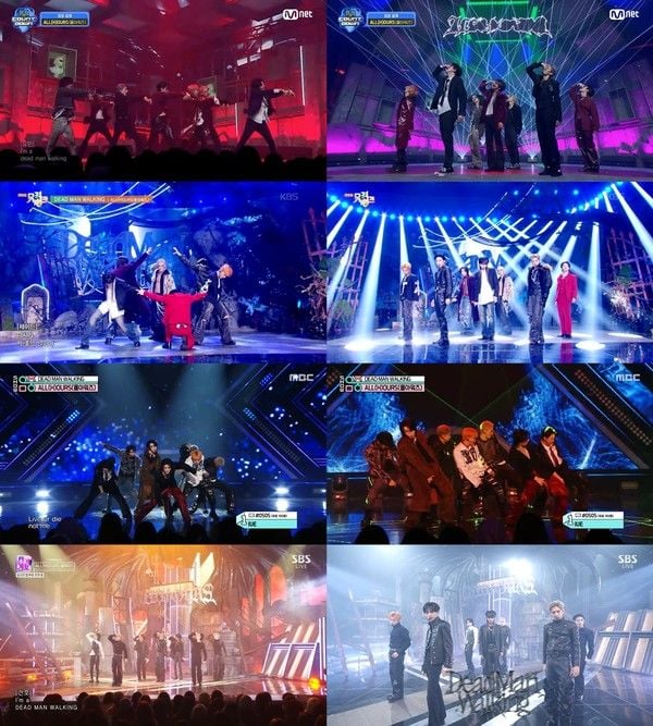 [사진 = Mnet '엠카운트다운', KBS2 '뮤직뱅크', MBC '쇼! 음악중심', SBS '인기가요' 방송 화면 캡처]  
