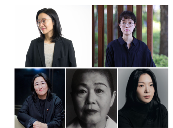 (왼쪽 위부터 시계 방향) 벡델데이 2026 ‘벡델리안’에 선정된 <세계의 주인> 윤가은(감독), < 하얀 차를 탄 여자> 서자연(작가), <홍이> 장선·변중희(배우), <한란> 하명미(제작자) 