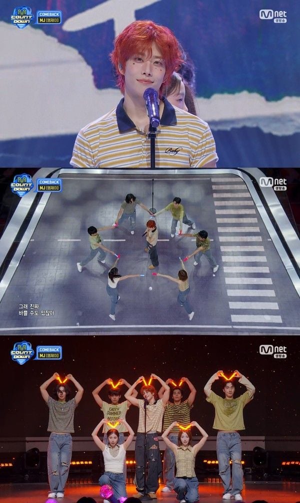 [사진 = Mnet ‘엠카운트다운’ 방송 캡처]  
