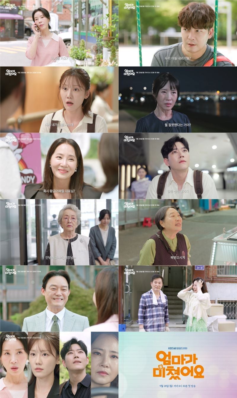 사진 제공: KBS 1TV 새 일일드라마 <엄마가 미쳤어요>