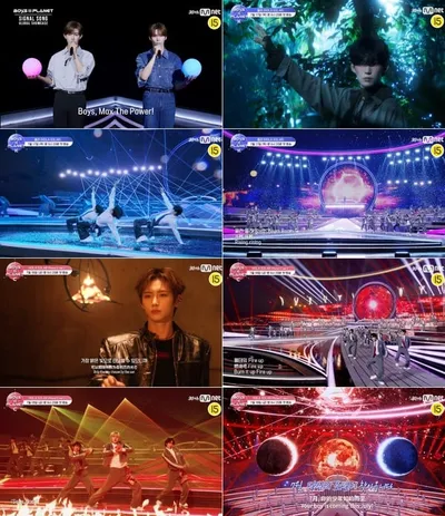 Mnet ‘보이즈 2 플래닛’ “Boys Max the Power” 160명 소년들, 시그널송 ‘올라(HOLA SOLAR)’로 역사적 첫 발