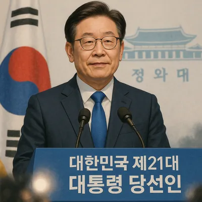 이재명, 제 21대 대통령 당선...3년 만의 정권교체