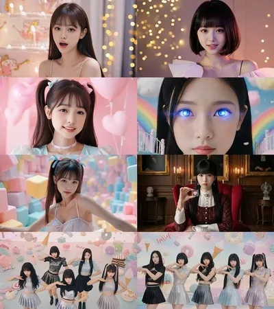 AI 걸그룹 스위티즈, 신곡 ‘슈가러쉬’로 17일 데뷔! K팝계 신선한 충격!