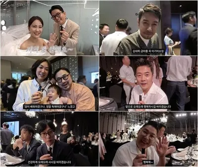 '준호 지민' 김준호X김지민, GD 콘서트 방불케 하는 성대한 결혼식! 예능신부터 배우, 가수까지! 나이·장르 구분 없는 ‘초호화 하객 라인업’