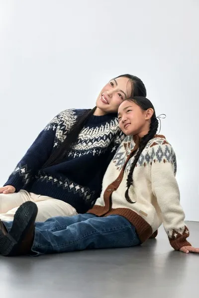 프로젝트엠X프로젝트 키즈, 포근함과 따뜻함 담은 올겨울 스웨터 패밀리룩 공개