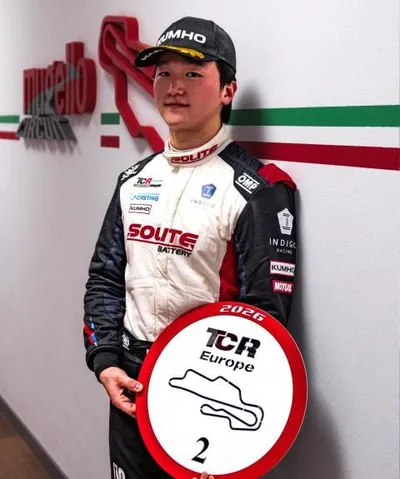 쏠라이트 인디고 레이싱 박준성, 2026 TCR 유럽 개막전 레이스1에서 2위로 첫 포디엄 달성