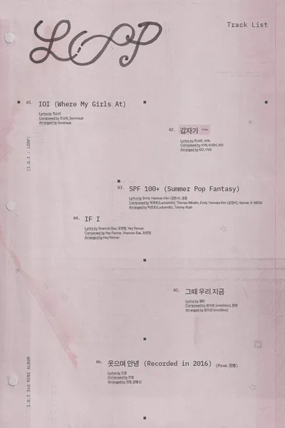 아이오아이, 미니 3집 'LOOP' 타이틀곡은 '갑자기'…전소미 작사 참여