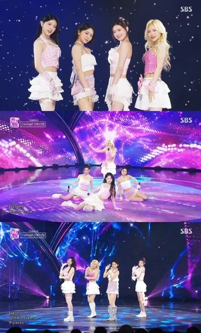 '인기가요' 크레이즈엔젤, 'Picasso'로 보여준 성장통 서사…완성형 무대 눈길