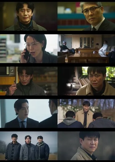 ‘오십프로’ 신하균 vs 김상경, 정면충돌! 협박과 함정수사 오간 숨막히는 심리전!