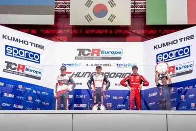 박준의, 2026 TCR 유럽 4라운드 레이스2 우승…TCR 유럽 첫 우승