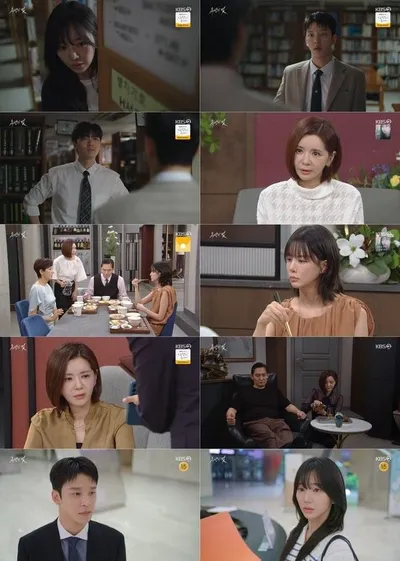 '욕망의 덫' 전혜원-설정환, 회사에서 뜻밖의 조우! 엇갈림 끝 ‘눈맞춤 엔딩’