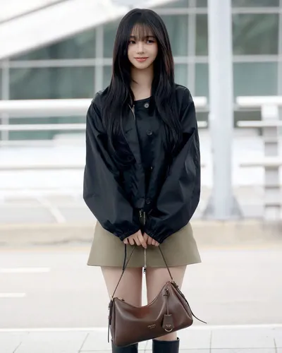 에스파 카리나, 프라다 행사 참석 위해 싱가포르 출국…‘세련된 공항패션 눈길’