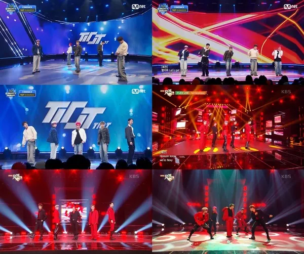 [사진 = Mnet '엠카운트다운', KBS2 '뮤직뱅크' 방송 화면 캡처] 